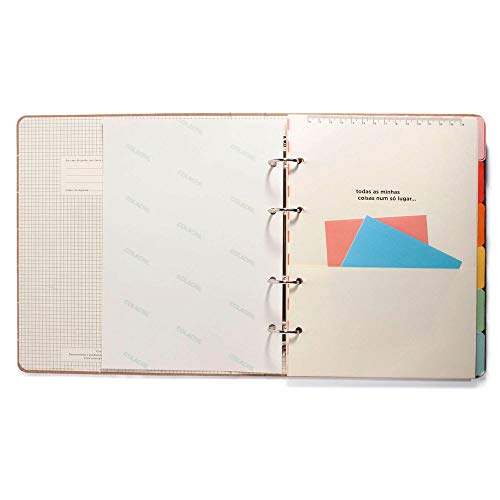 Caderno Criativo Verão, Multicolorido, Flamingo, Pautado, 120 fls, Papel Pólen 80g/m², Tamanho Grand