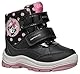 Geox Jungen Mädchen B FLANFIL Girl B ABX Snow Boot, Black/Old Rose, 27 EU