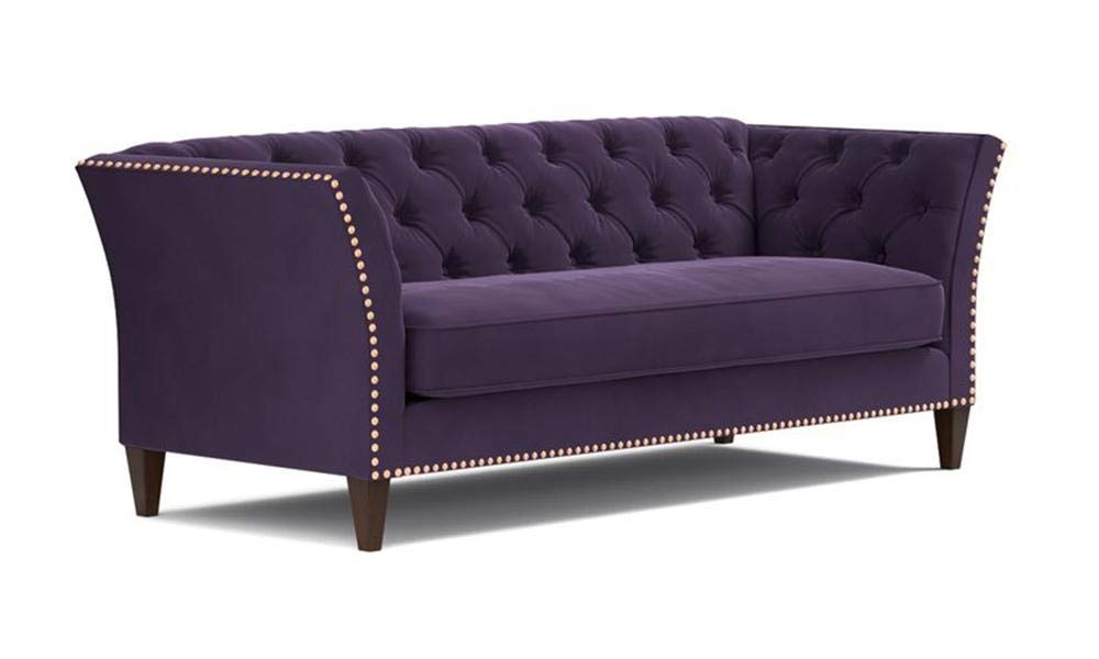 A to Z Furniture - Gilmore Chesterfield Sofa in Purple Color