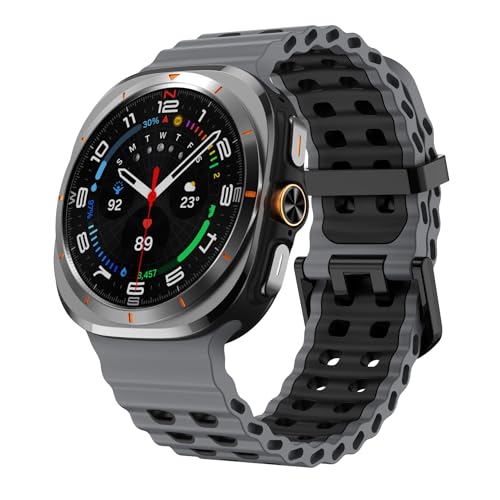 Bracelet sport silicone étanche pour Samsung Galaxy Watch Ultra
