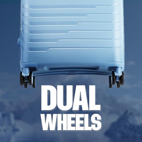 Image of Safari Octane Recessed TSA Lock, 8 Wheels, Hardside (Cabin & Check-in) Polyproplyene Trolley Spinner Luggage Set of 3, Black Color 60Cm, 70Cm & 80Cm, Small, Medium, Large (Blue)