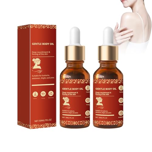 Horuili® aceite corporal hidratante, aceite corporal reafirmante, cuidado profundo, reafirmación de la piel, luminosidad del tono de la piel, para brazos y pecho