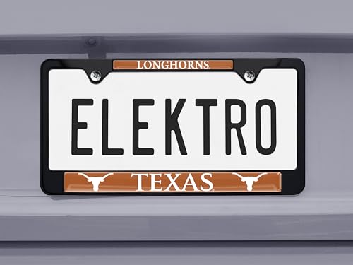 University of Texas Longhorn Black License Plate Frame