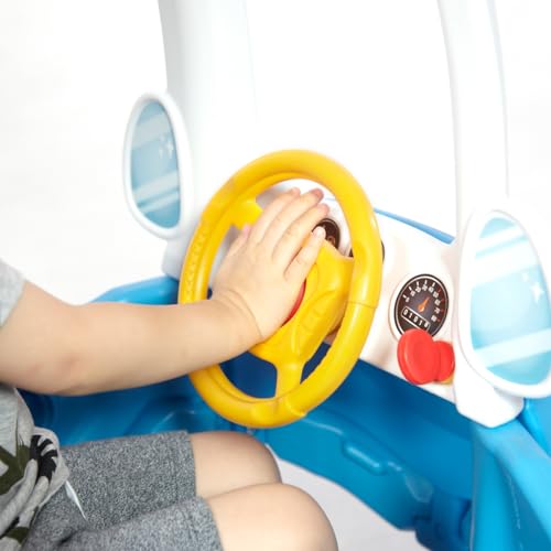 grow39n up mister coupe safe sturdy body 360-degree spinning wheels doors lock and roof handle storage tray ages 15