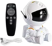 Projetor Astronauta Transforme Seu Ambiente em uma Galáxia Estrelada! Controle Remoto Alimentação USB