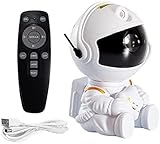 Projetor Astronauta Transforme Seu Ambiente em uma Galáxia Estrelada! Controle Remoto Alimentação USB