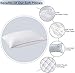 GOHOME Queen Size Pillow Set of 2 - Fluffy Down Alternative Pillows for Side, Back, Stomach Sleepers, 20