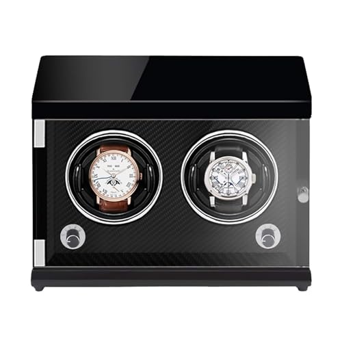 Watch Winder Enrollador automático de Relojes Caja enrolladora de Relojes Enrollador automático Vertical Recargable con luz, Dos Posiciones de Reloj Watch Winder