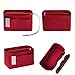 ZTUJO Purse Organizer Insert, Felt Bag Organizer with Metal Zipper, Handbag & Tote Shaper, For Speedy Neverfull Tote, 7 Sizes(Large,Ruby)