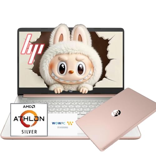 Image of HP 15.6 inch Business & Student Laptop • Microsoft Office 365 • 8GB RAM • 256GB PCle SSD • Quick Setup, Lightweight • Windows 11, Rose Gold