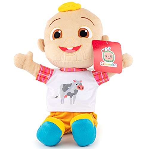 Image of Jay Franco CoComelon JJ Stuffed Pillow Buddy - Super Soft Polyester Microfiber, 17 inch (Official CoComelon Product)