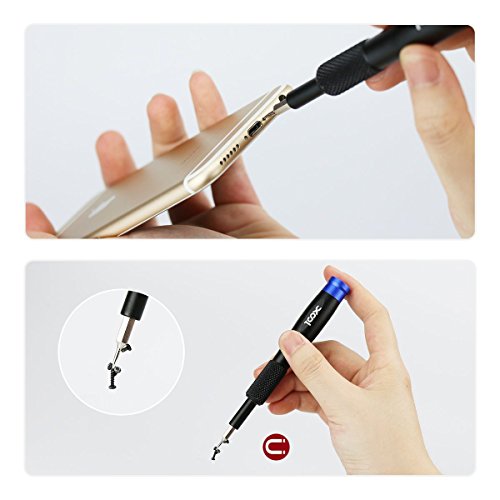 XOOL 58 in 1 Precision Screwdriver Set, Magnetic Driver Kit with 42 Bits，Professional Electronics Repair Tool Kit f with Portable Bag for Repair iPhone, Cell Phone, iPad, PC, MacBook