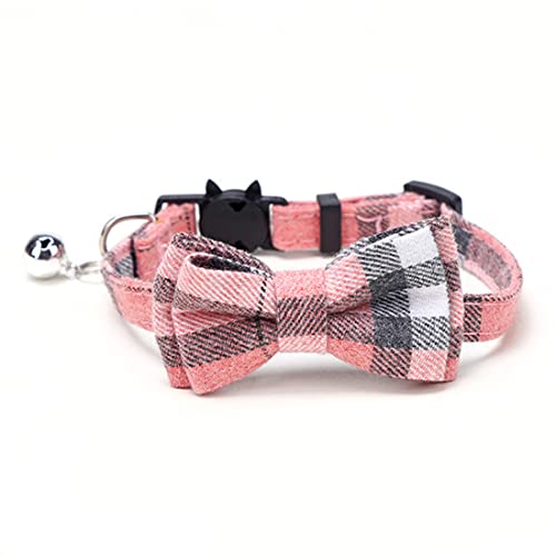 XPEX Collarino Gatto,Collare per Gatti,papillon gatto,Collare per gatti con fiocco e campanello,morbido e confortevole regolabile Collari per Gatti,Collare Gatto,Collare Gatto Personalizzato. (D)