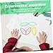ARTIBETTER 9 Pcs Math Set Circles Flexible Math Sets Plastic Circles Learning Random Color