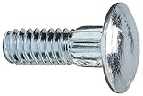5/16-18 x 3/4' Ribbed Neck Carriage Bolts/Steel/Zinc (Quantity: 1,000 pcs)