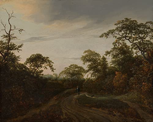 Impression d'art Jacob Van Ruisdael grand format 60x90cm décoration murale vintage