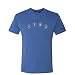 Fit Four F4 Muscle T, Athletic Fit Tri-Blend Short Sleeve T Shirt - for Fitness, WODs, Weightlifting (XL, Royal Blue)