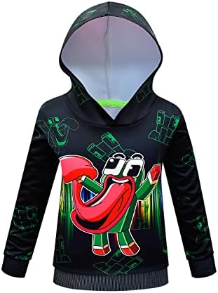 Kids Boy's 3D Print Youtuber Gamer Tracksuit Pullover Hoodie Tops & Jogging Pants Set Sweatsuit 4 41l2CmZBQbL. AC