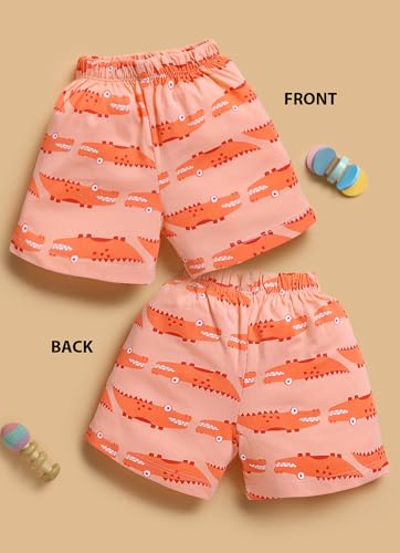 Image of LuvLap Baby Boys & Girls 100% Cotton Shorts Set Pack of 5