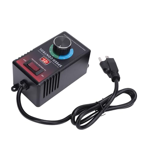 AC Variable Speed Controller, 15A 0-120V Output Speed Regulator Fan Speed Controller