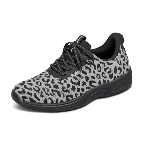 Orthofeet Women's Snow Leopard Kita