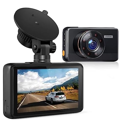 Dashcam Cámara de Coche, 1080P Full HD Visión Nocturna Cámara Vigilancia para Coche con Modo de Estacionamiento, Gran Ángulo 170°, Detección de Movimiento, Sensor G, Grabación en Bucle, WDR