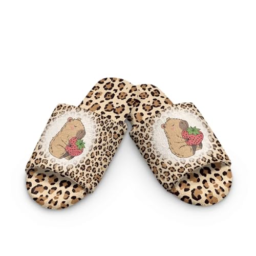 Open Toe Slippers for Women Breathable House Bedroom Slippers 4.5-122