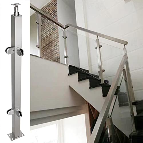 Panneau de serrage taille du poteau d'angle Gar Dec LoftRailing pour fixation au sol - 2