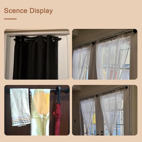 Sumlache MWRN Magnetic Curtain Rod For Metal Doors-Adjustable Cafe Magnetic Rod For Bathroom, Kitchen-Magnetic Curtain With Magnetic Holders To Hanging Curtain, Towel, Clothes thumb #5