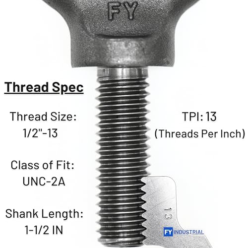 Image of Case of 24 Pcs Lifting Shoulder Eye Bolts 1 /2 inch-13 X 1-1 /2 inch