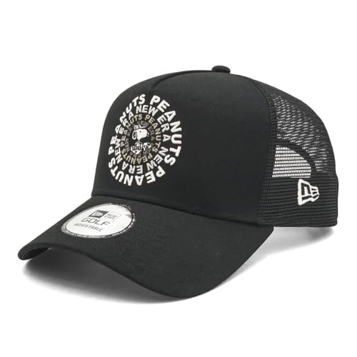 [�j���[�G��] �S���t���b�V���L���b�v 9FORTYA-FRAME �X�k�[�s�[�R���{ �u���b�N FREE GF 940AFTR PEANUTS CIRCLE BLK 261