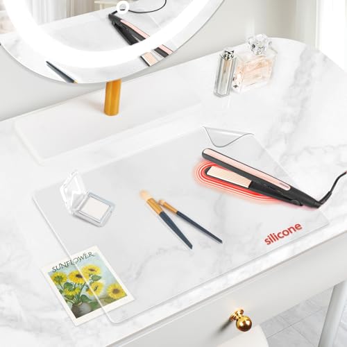 Silicone Makeup Mat for Vanity, 15.4
