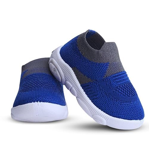 Image of Infant Shoes for Baby Boys & Girls | Musical Sound Walking Shoes | First Walker Shoes for Toddlers | Lightweight Breathable Knit Sneakers | Soft Sole Comfortable Slip On Shoes for Newborns, Babies & Kids
