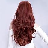 Funktion: Täglicher Gebrauch 24 Zoll Synthetische Wellenförmige 3/4 Halbperücke Lange Haarverlängerungen Ombre Blonde Kappenlose Perücken Haarspangen Verlängerung Für Frauen 210G 1 24inches
