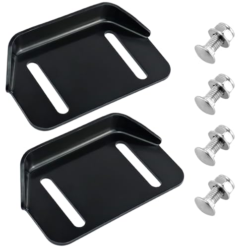 MTD 784-5580,784-5580-0637 Snow Blower Skid Plate Shoes Black Height Adjust Skid Shoe for Snow Throwers, by Cenipar Pack of 2