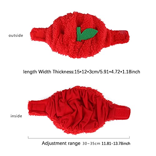 Accesorio Disfraz Sombrero Apple para Mascotas miniatura 2