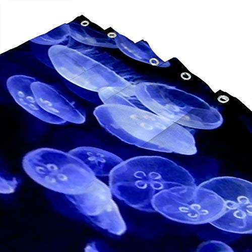 Rideau de douche CHEHONG en polyester imperméable de 152x183 cm - 4