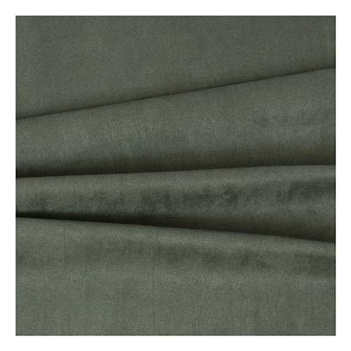 Craftelier - Tela de Antelina de Doble Cara Ideal para Composiciones con Telas y Accesorios, Scrapbooking y otras Manualidades | Tamaño Aprox. 50 x 70 cm (19,7' x 27,6') - Color Verde Musgo