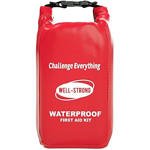 WELL-STRONG Waterproof First Aid Kit with Buckles Cover