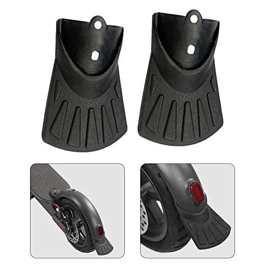 Hifuture 2 par stänkskärmar för Xiaomi M365 Pro elektrisk skoter skoter reservdel Roller Fender Fishtail stänkskärm fisksvans främre och bakre ljudvägg kortplats ersättning tillbehör