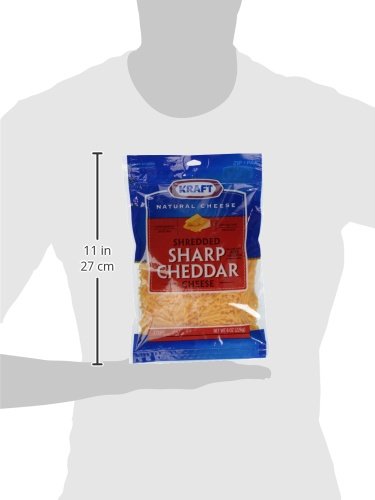 Kraft Sharp Cheddar Shredded Cheese (8 oz Bag)