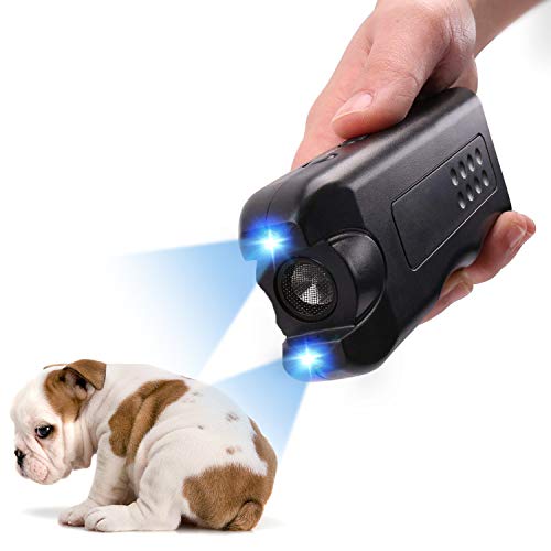 instecho Handheld Dog Repellent, Ultrasonic Infrared Dog Deterrent, Bark Stopper + Good Behavior Dog Training