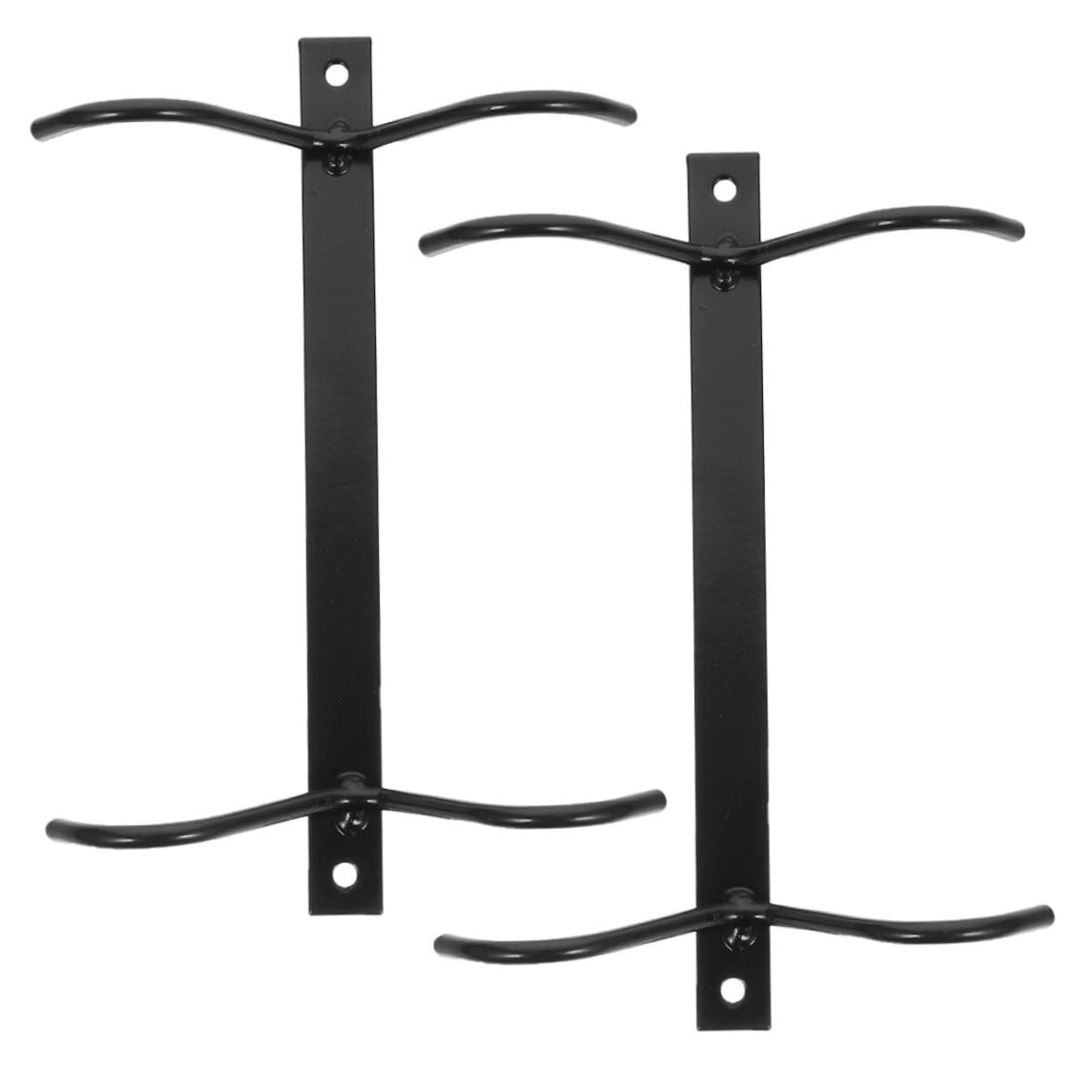 ABOOFAN 5 Set Allacciare Staffa Per Tazze Sotto L'armadio Supporto Per Scola Tazze Accessorio Da Cucina Portabicchieri Per Uso Domestico Porta Tazze Black Ferro Da Stiro 2 Pezzi * 5