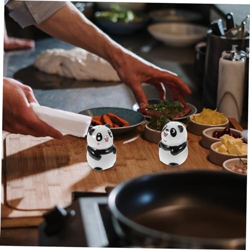 Pots à condiment panda pour décorer la table et ranger les épices - 6