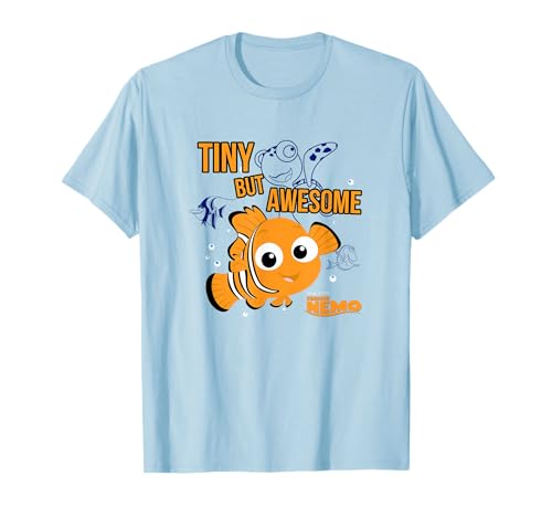 Disney Pixar Le Monde de Nemo Tiny But Awesome Big Chest Logo T-Shirt