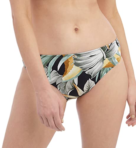 Fantasie Bamboo Grove Mid Rise Swim Brief (501672), Jet, Large