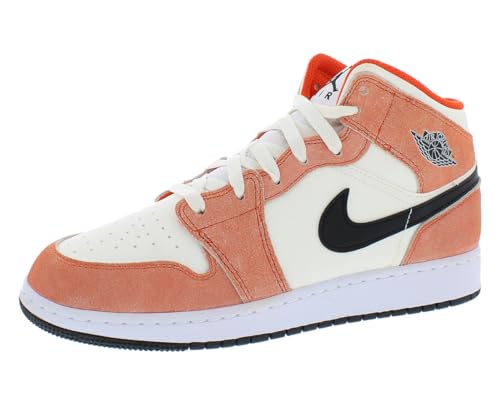 Image of Nike Youth Air Jordan 1 Mid Se GS Electro Orange
