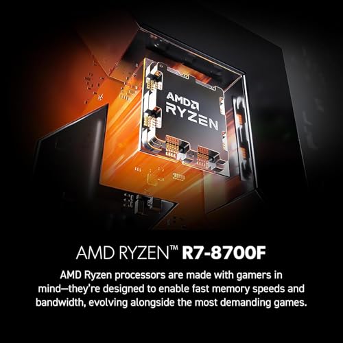 Codex Z2 RTX 5070 Gaming Tower Desktop, AMD Ryzen 7 8700F, RAM DDR5 da 32 GB, SSD da 2 TB, DP, KB e mouse cablati RGB retroilluminati, illuminazione RGB, raffreddamento ad aria, RJ-45, Wi-Fi 7 - PC Desktop - Immagine 2