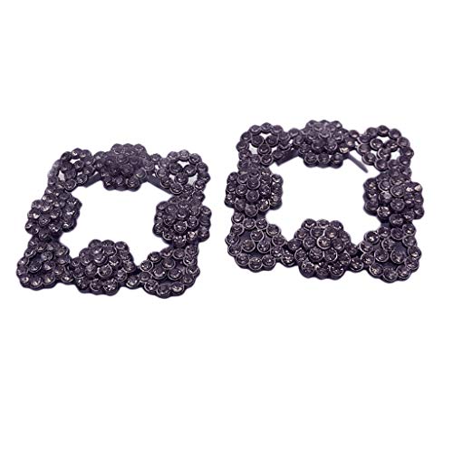 Hellery 2pcs Hebilla De Zapato De Cristal Clips De Zapatos para Mujer...