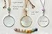 by Wendra Magnifying Necklace with Natural Crystal, Customize Your Own Combination. Handmade in USA. Increase Vision & Good Vibrations (Customize)